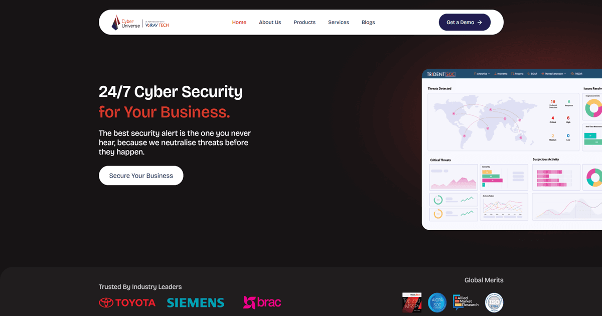 Cyberuniverse - Threat Intelligence Web Platform