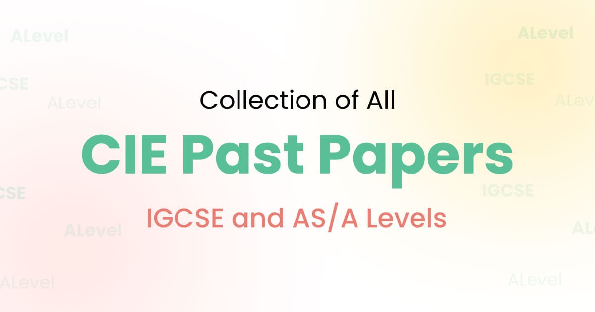 CIE Past Papers