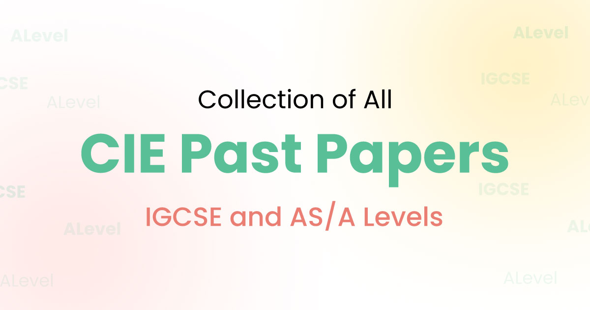 CIE Past Papers — Overview