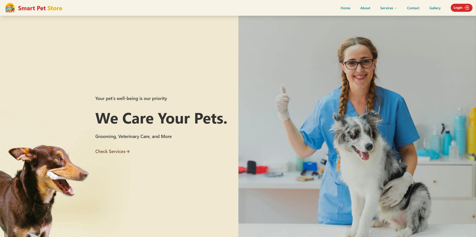 Full-Stack Veterinary & Grooming Booking Platform